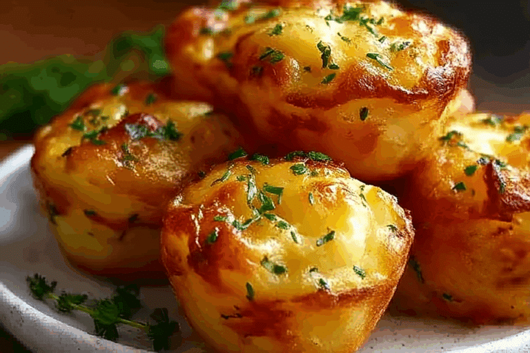 Cheesy Mashed Potato Puffs
