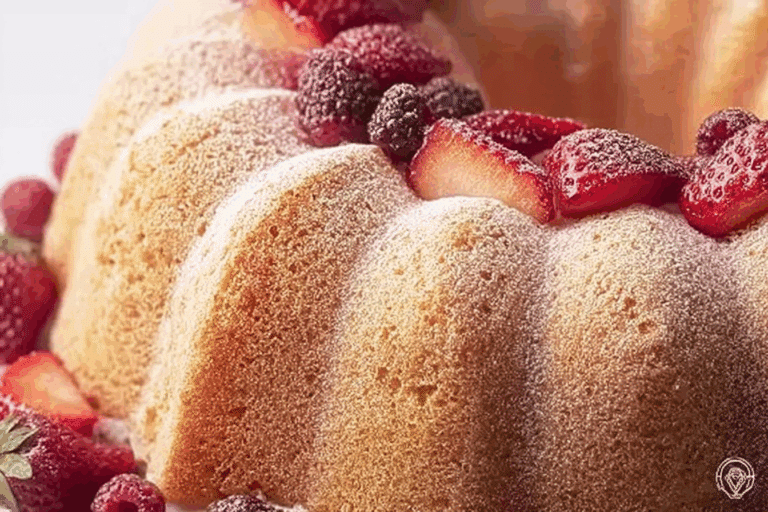 Strawberry Cream Cheese Pound Cake