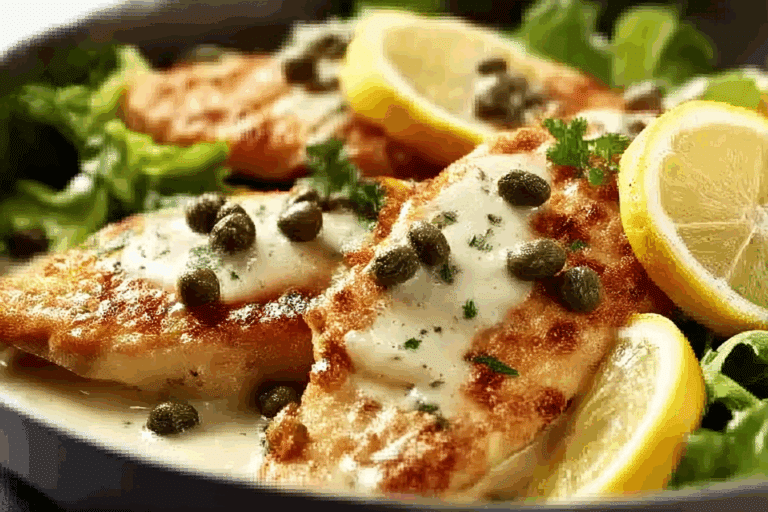Lemon Caper Chicken Delight