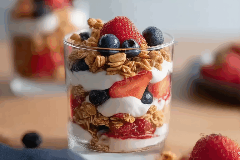 Berry Yogurt Parfait with Granola