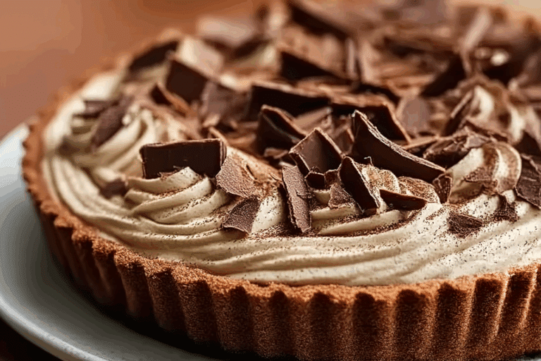 Cadbury Flake Mousse Tart