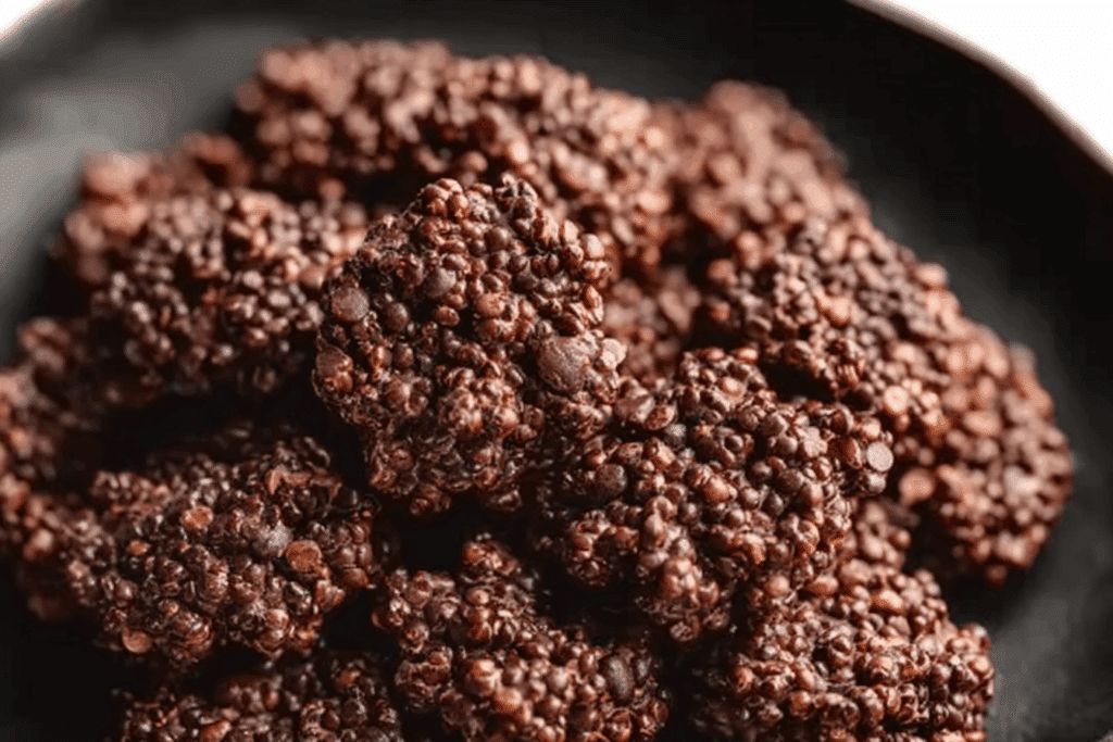 No-Bake Chocolate Quinoa Crunch Clusters