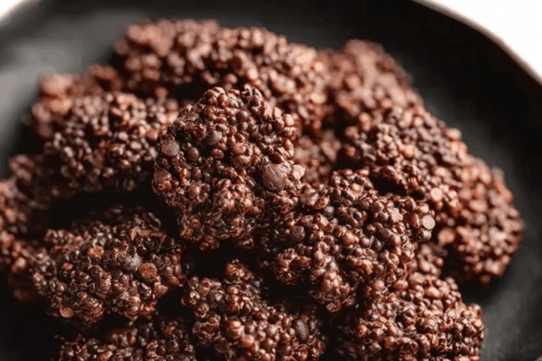 No-Bake Chocolate Quinoa Crunch Clusters