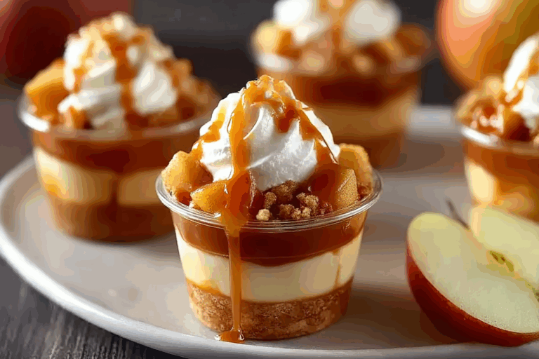 Caramel Apple Dessert Cups