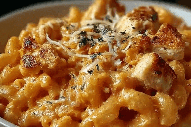 One-Pot Chicken Parmesan Mac & Cheese