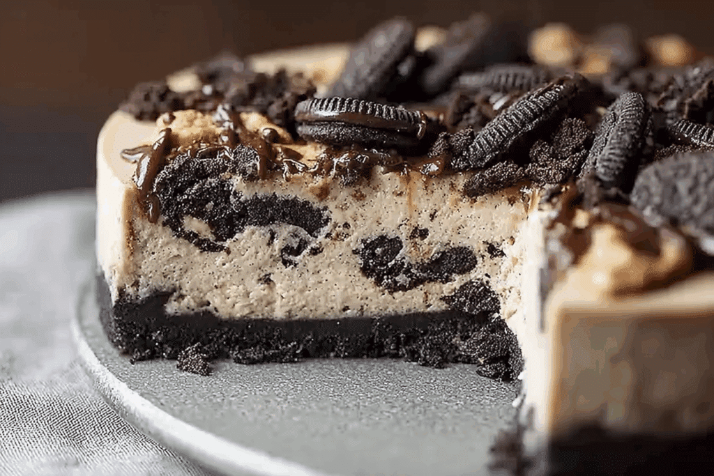 Oreo Peanut Butter Cheesecake