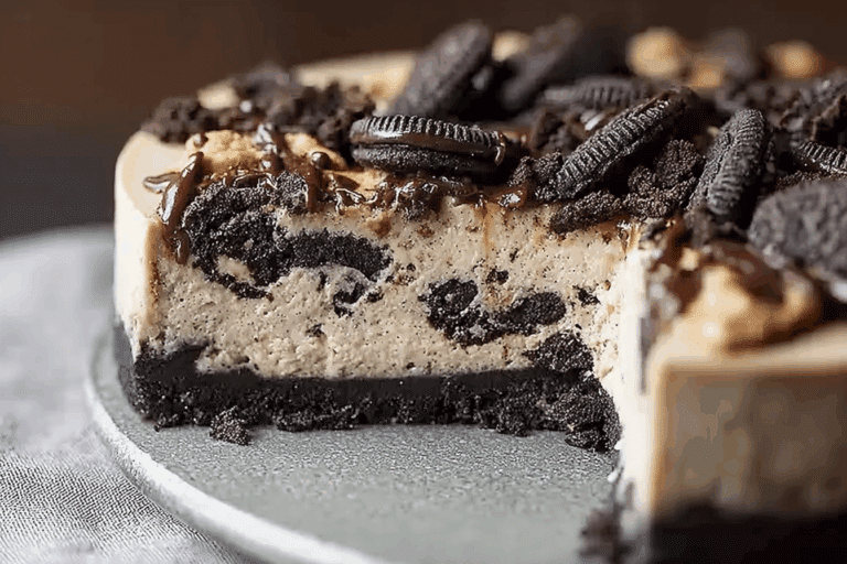 Oreo Peanut Butter Cheesecake