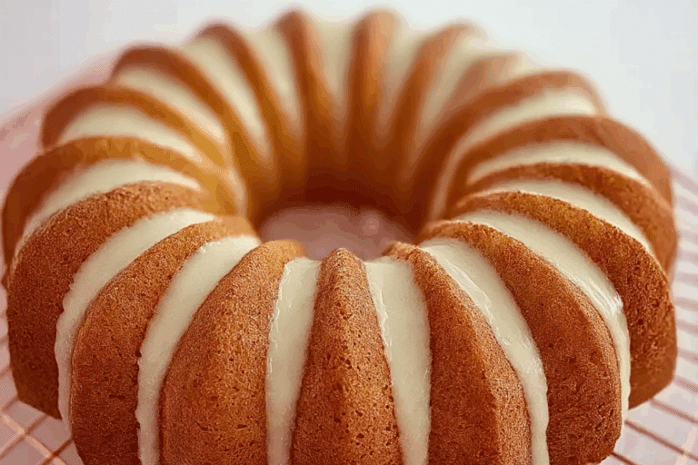Honey Bun Pound Cake