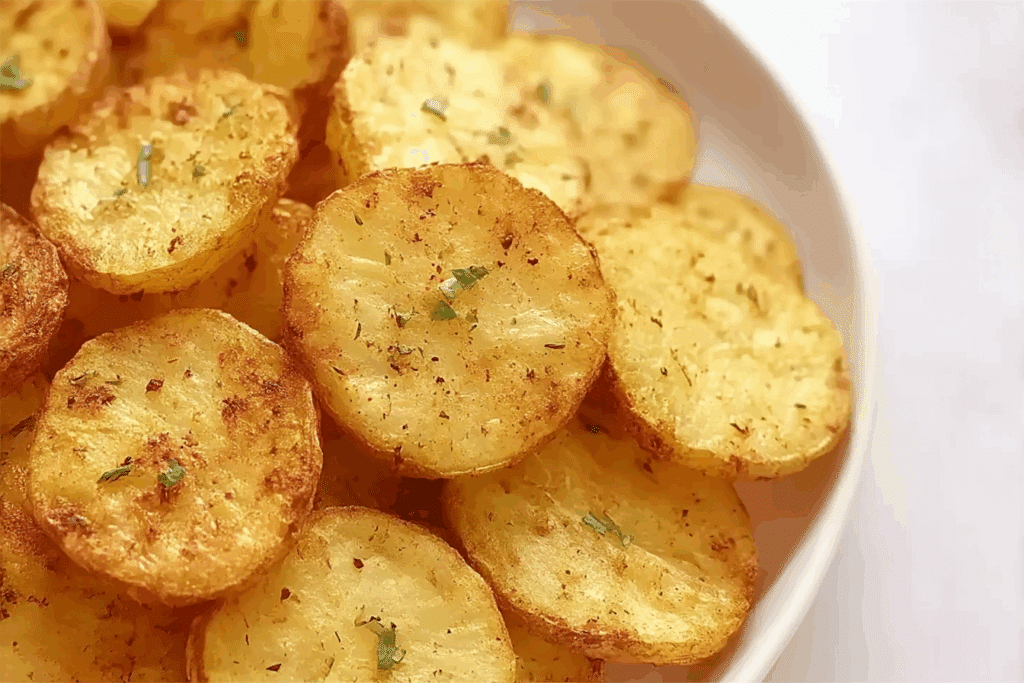 Air Fryer Sliced Potatoes