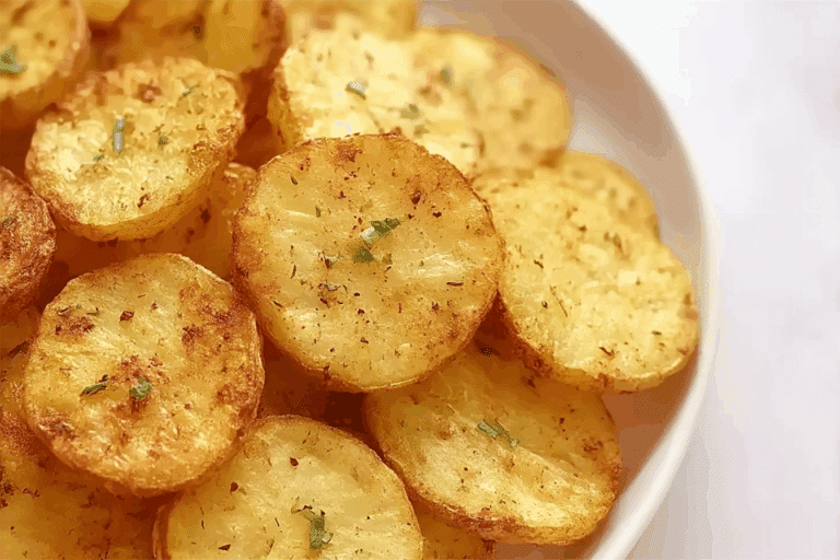Air Fryer Sliced Potatoes