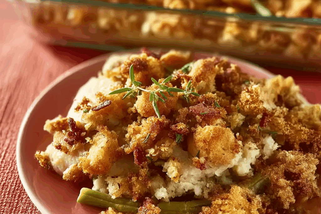 Chicken Stuffing Bake