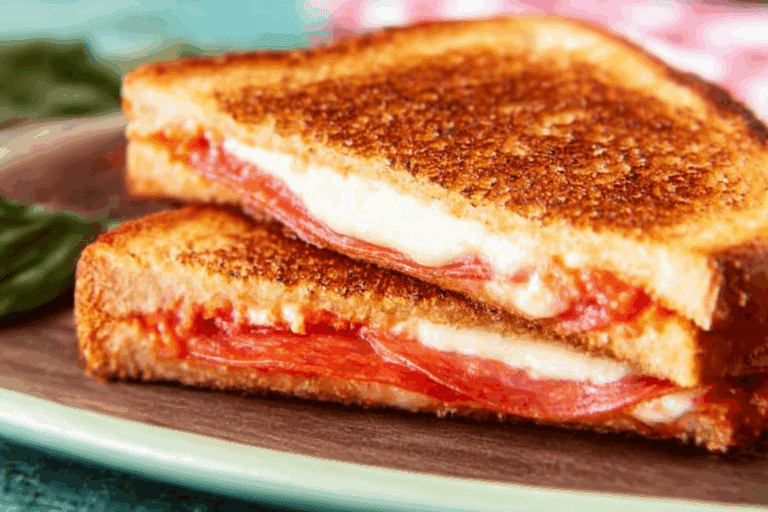 Grilled Pizza Sandwiches