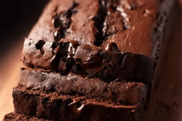 Hot Fudge Brownie Bread