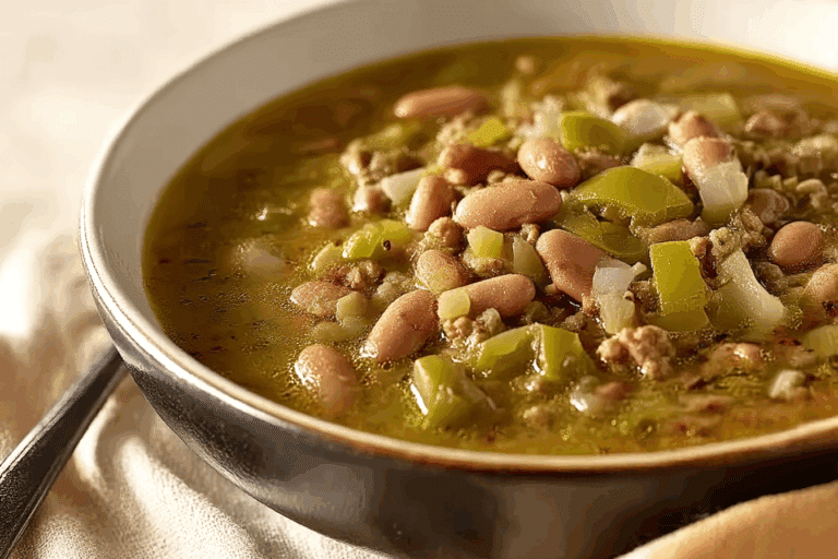 Green Chili Stew With Pinto Beans