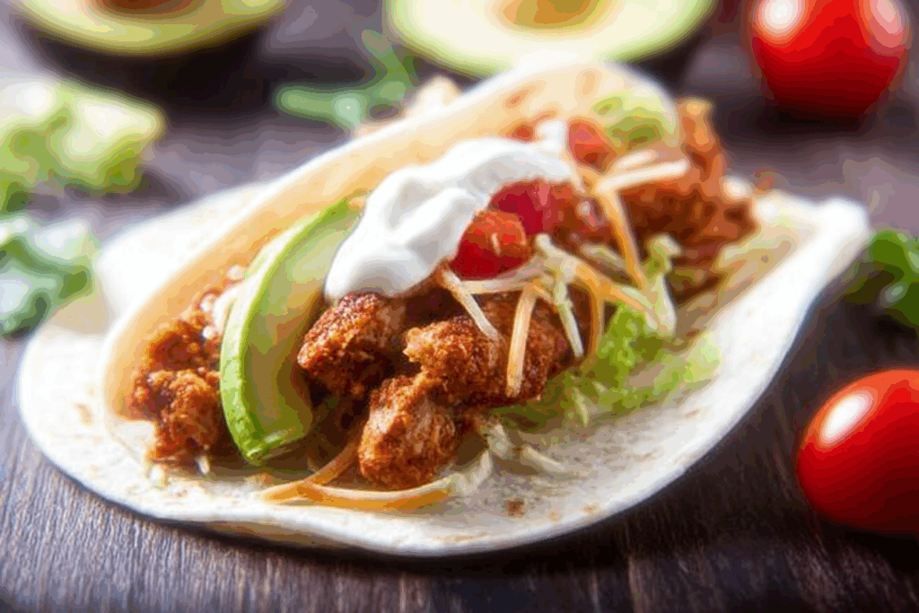 Spicy Cajun Griddle Chicken Tacos