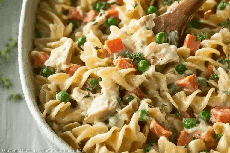 Chicken Pot Pie Pasta