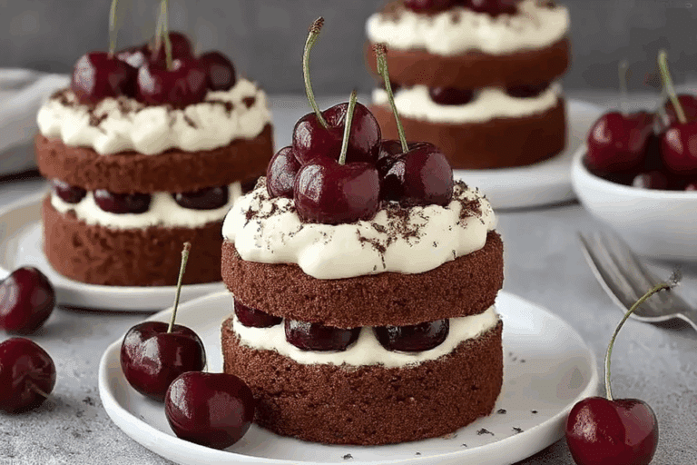 Mini Black Forest Cakes
