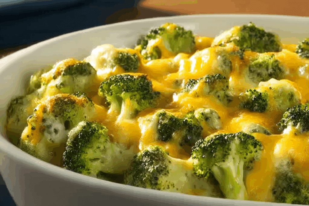 Cheesy Broccoli Bake Delight