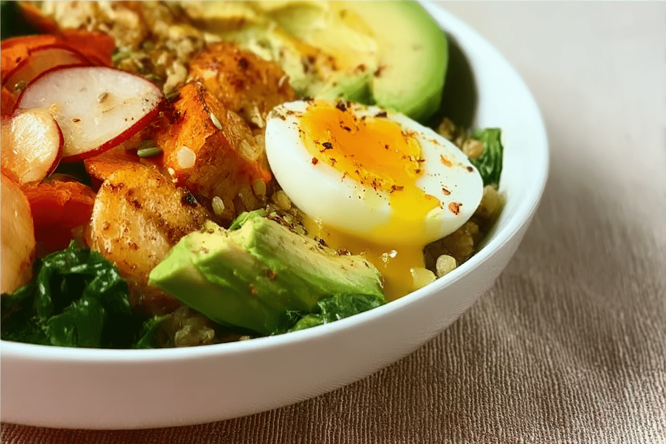 Avocado, Egg & Veggie Power Bowl