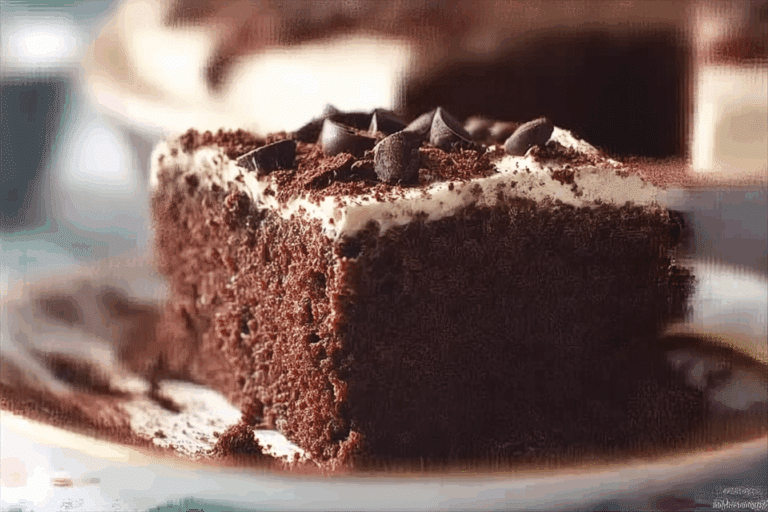 Chocolate Espresso Banana Cake