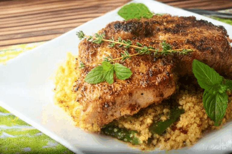 Lemon Thyme Pork Chops