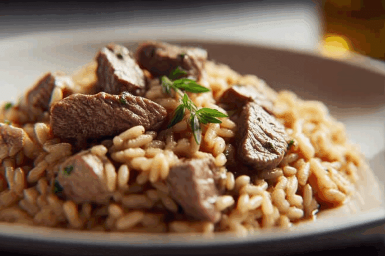 Italian Beef Risotto
