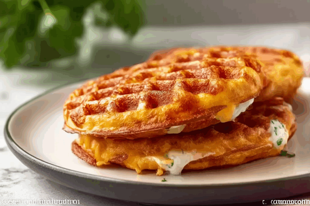 Low Carb Grilled Cheese Chaffle