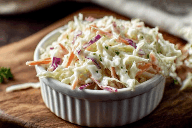 Homemade Coleslaw { Non Sweet }