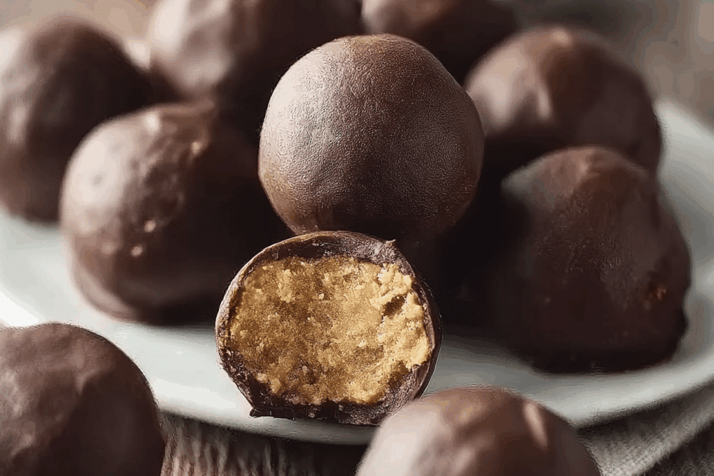 No-bake Chocolate Peanut Butter Balls