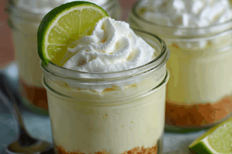 Key Lime Pie Jars