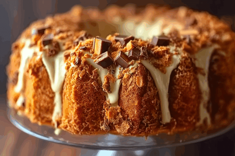 Butterfinger Bundt Cake