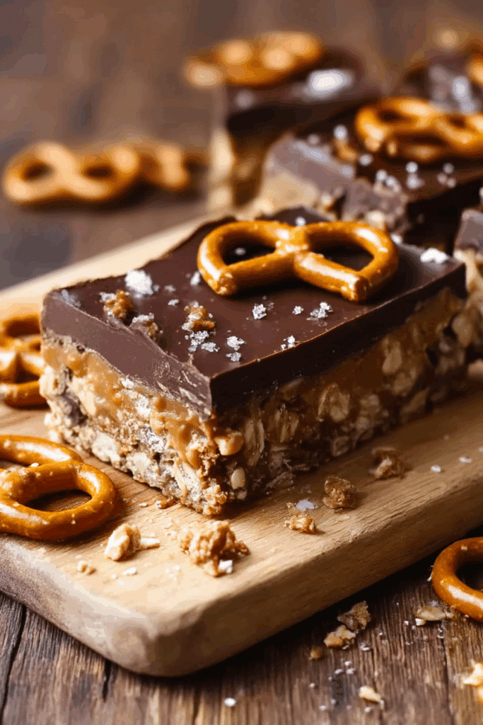 Lunch Lady Pretzel Bars