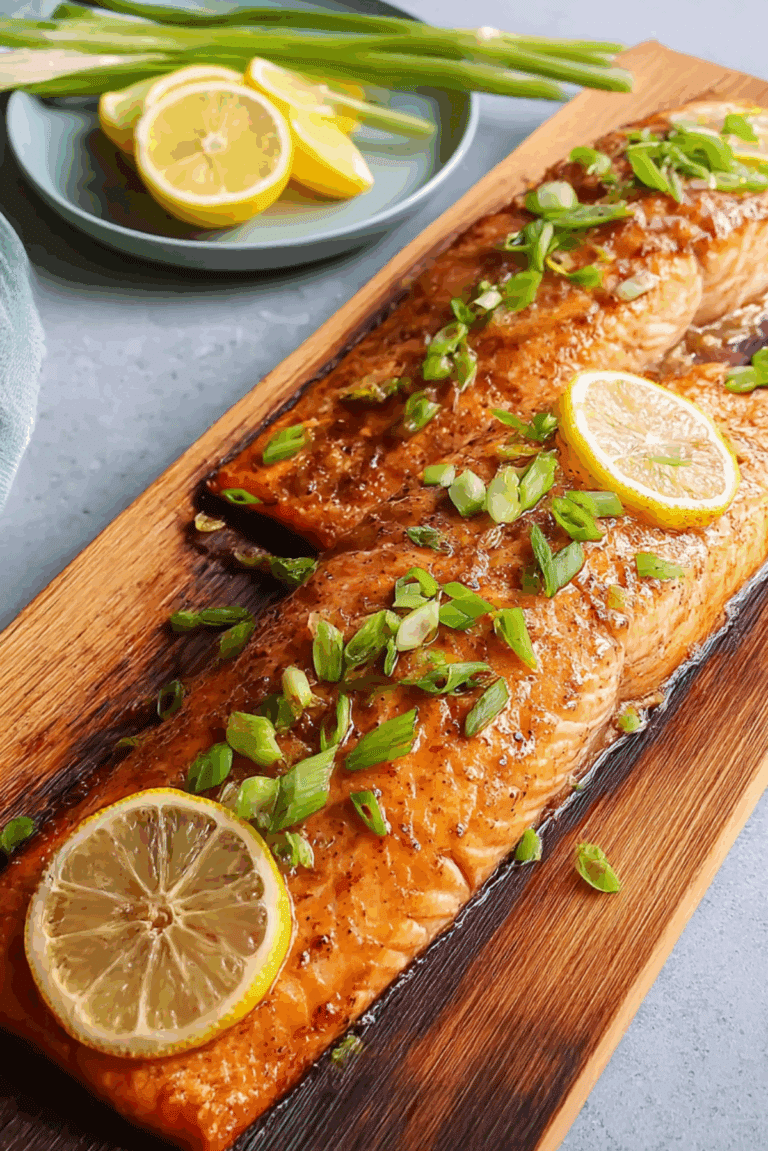 Cedar Planked Salmon