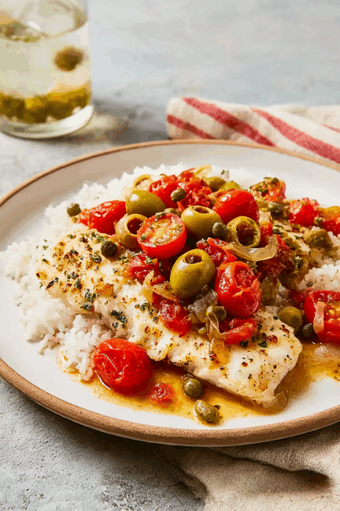 Veracruz-Style Red Snapper
