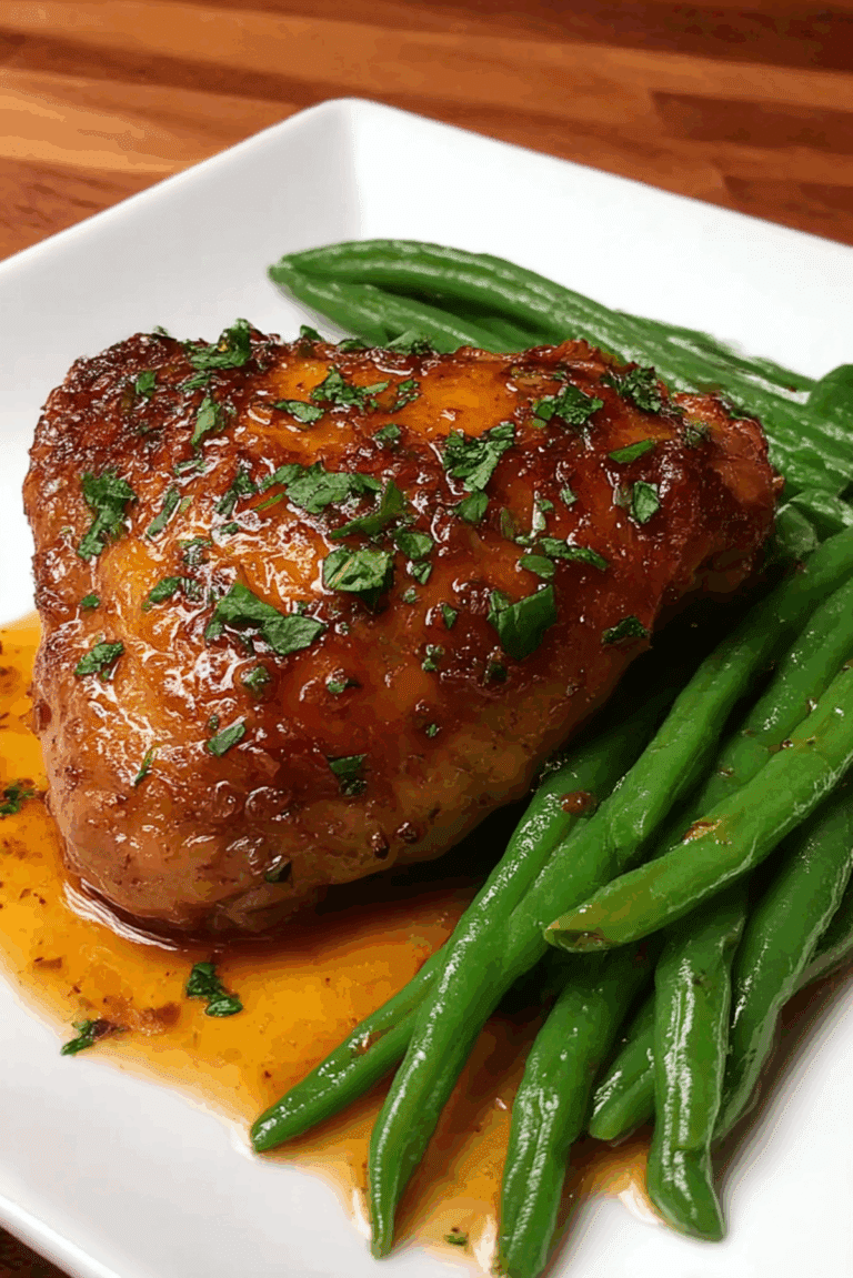 One-Pan Honey Garlic Chicken
