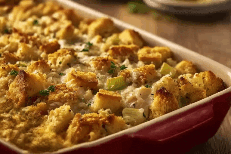 Chicken & Dressing Casserole