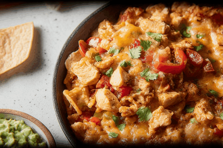 Chicken Fajita Casserole