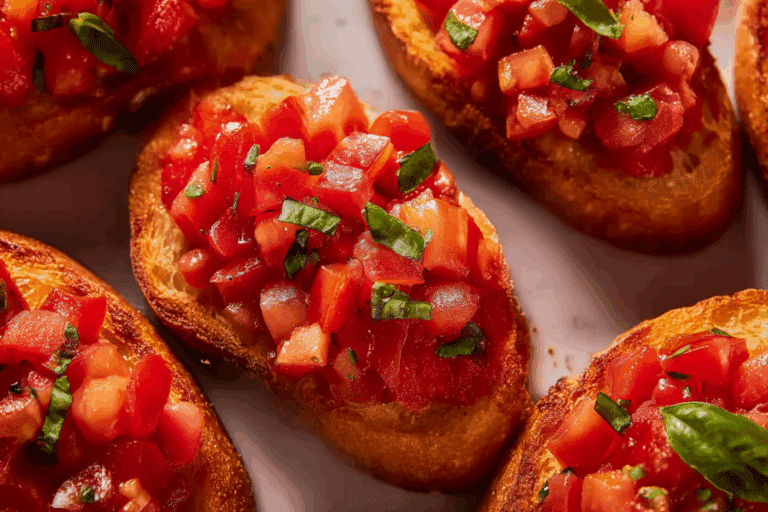 Bruschetta with Tomato and Basil