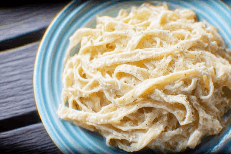 Homemade Fettuccine Alfredo