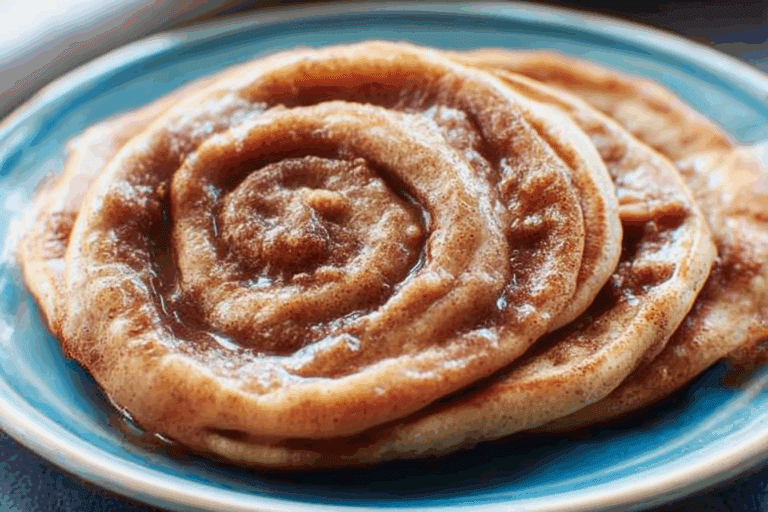 Cinnamon Roll Pancakes