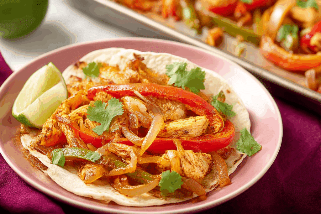 Sheet-Pan Chicken Fajitas