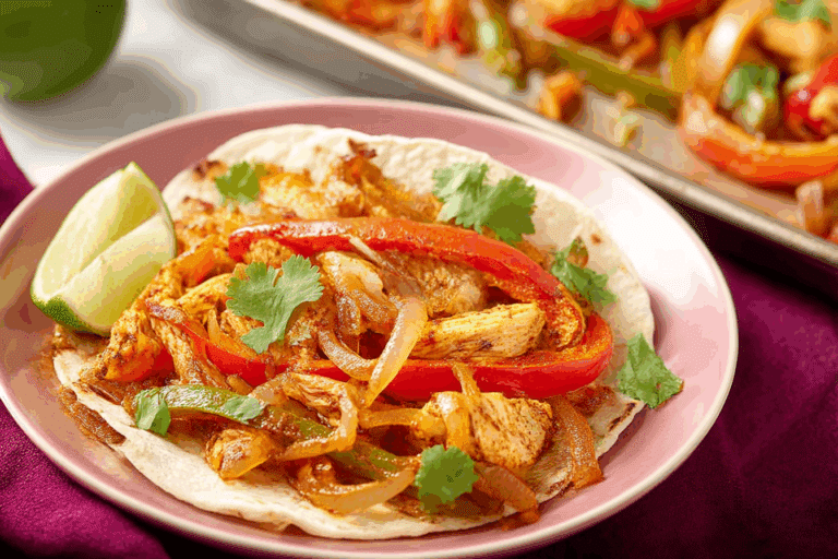 Sheet-Pan Chicken Fajitas