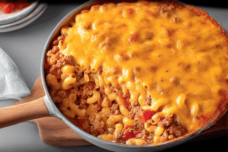 Cheeseburger Casserole