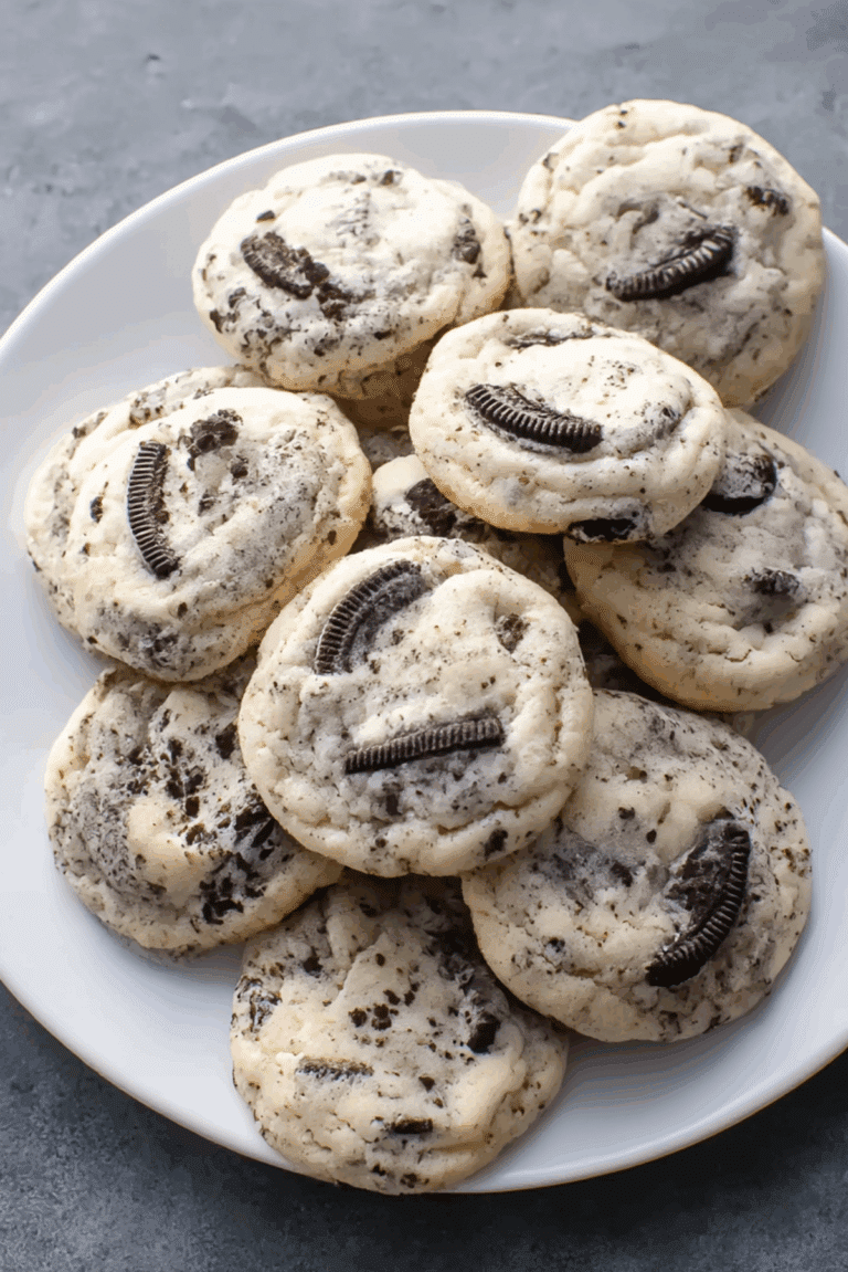 Cookies and Cream Cheesecake Cookies