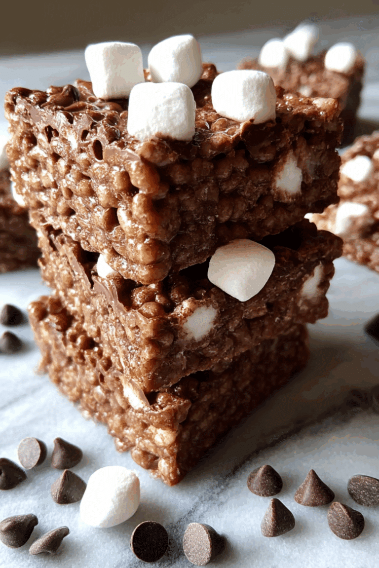Chocolate Rice Krispies Treats