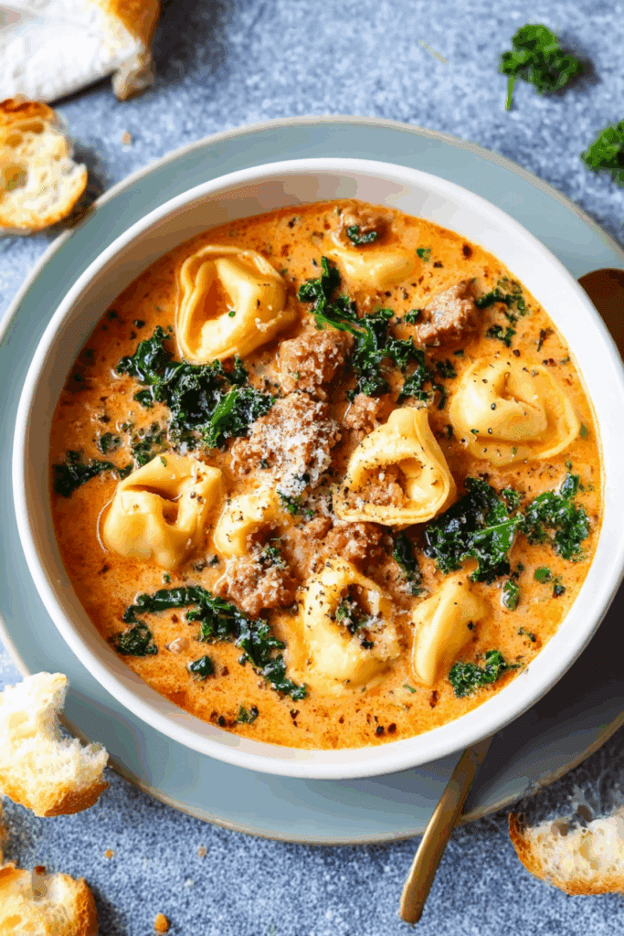 Creamy Tortellini Soup