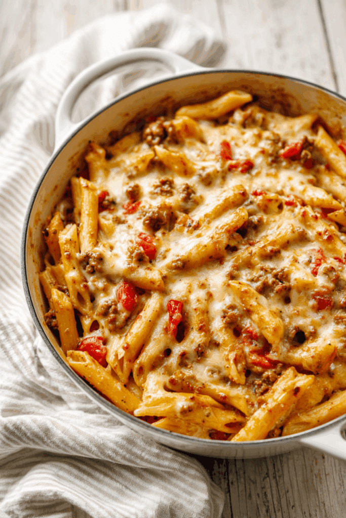 Stovetop Cheeseburger Pasta