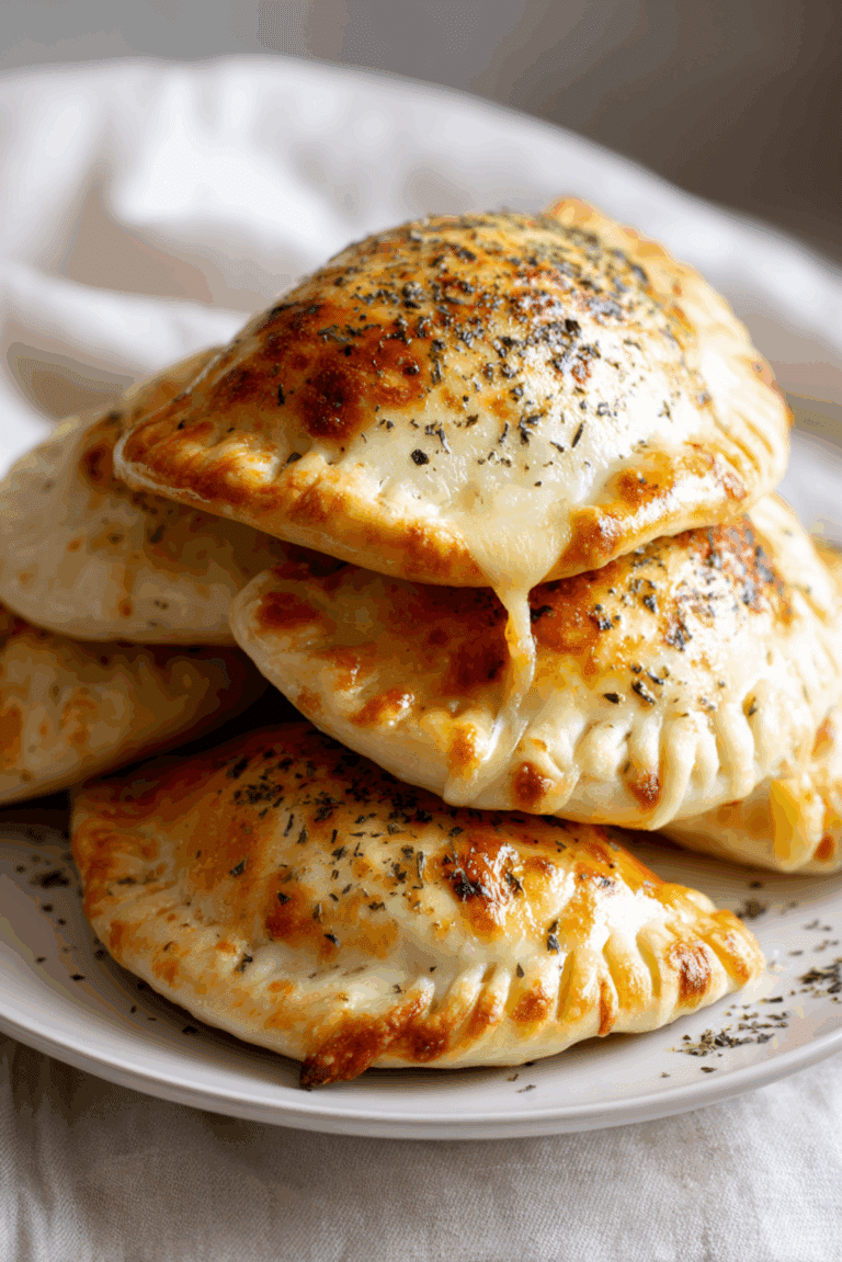 Homemade Easy Cheesy Pizza Pockets