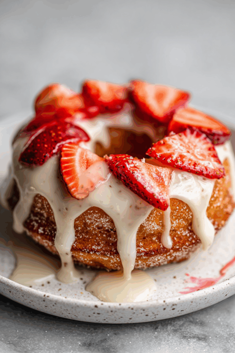Strawberry Cheesecake Donuts