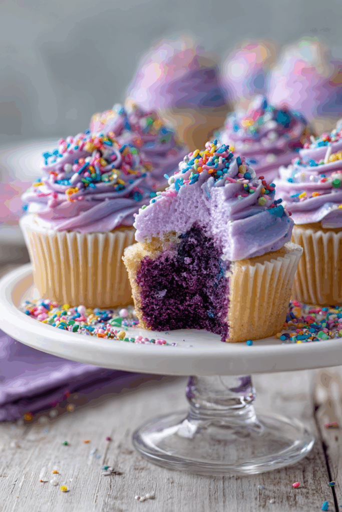 Grape Crush Cupcakes